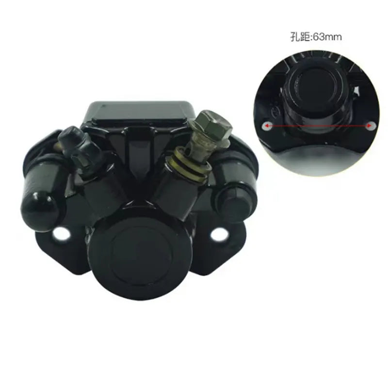Motorcycle Accessories Black 200cc Rear Front Brake Disc Rotor Caliper for ATV GY6, product view 04