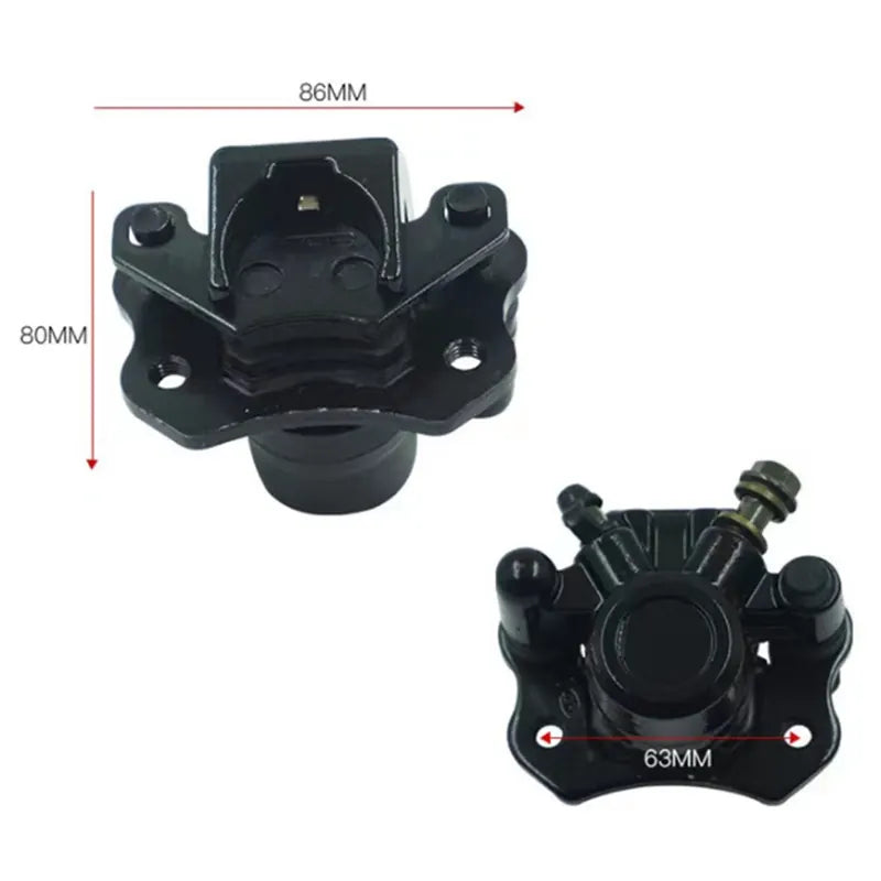 Motorcycle Accessories Black 200cc Rear Front Brake Disc Rotor Caliper for ATV GY6, product view 05