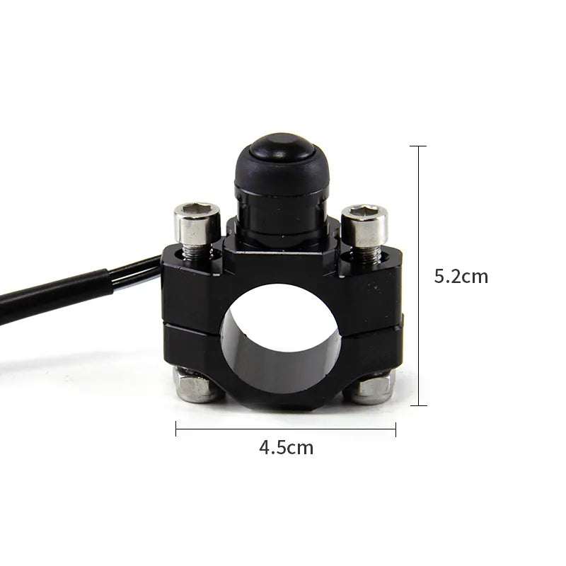 Motorcycle Accessories CNC Modified Aluminum Alloy Handle Switch Motorcycle Headlight Horn Start Switch, product view 02
