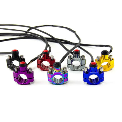 Motorcycle Accessories CNC Modified Aluminum Alloy Handle Switch Motorcycle Headlight Horn Start Switch, product view 04