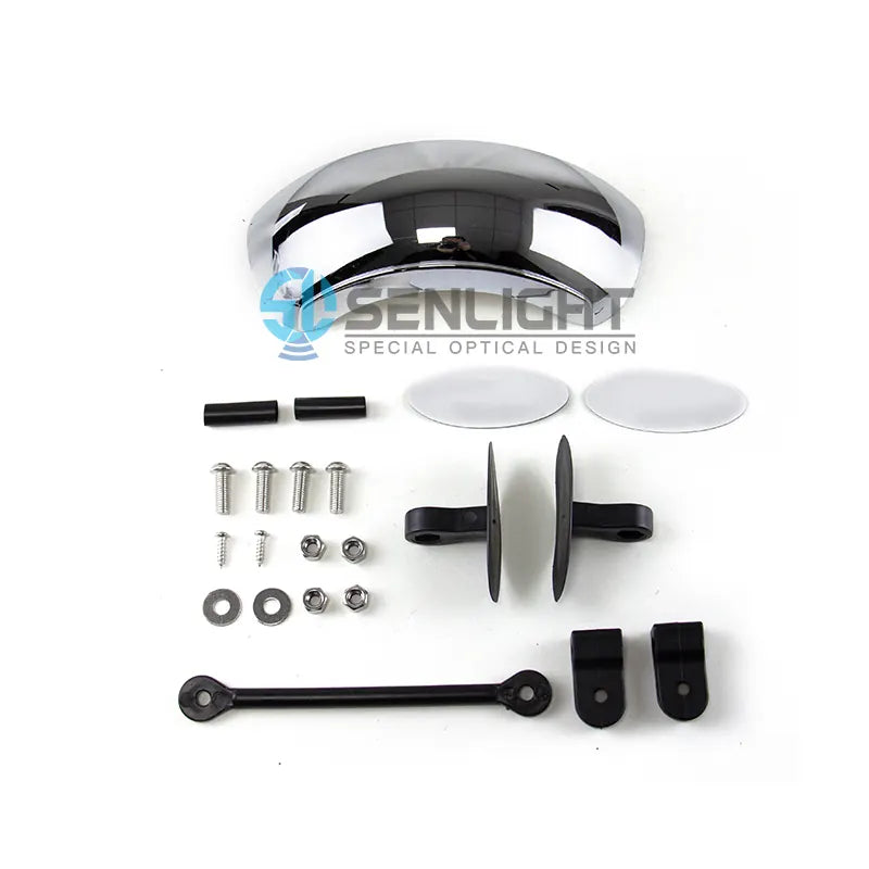 Motorcycle Accessories180 Degree Holographic Panoramic Wide Angle Rear View Mirror for Utv Moped Atv Scooter Quad Pit, product view 01