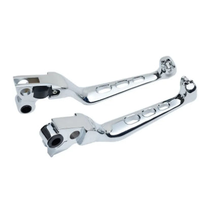 Motorcycle Brake Clutch for Harley XL883 XL1200 48 Dana Accessory Skull Hollow-out Handle, product view 02