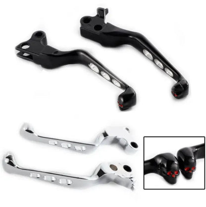 Motorcycle Brake Clutch for Harley XL883 XL1200 48 Dana Accessory Skull Hollow-out Handle, product view 04