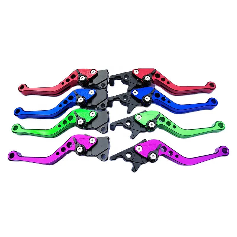 Motorcycle Brake Clutch Lever Modified Accessories for Atv GY6 Brake Handle Horn Adjustable Brake Lever, product view 01