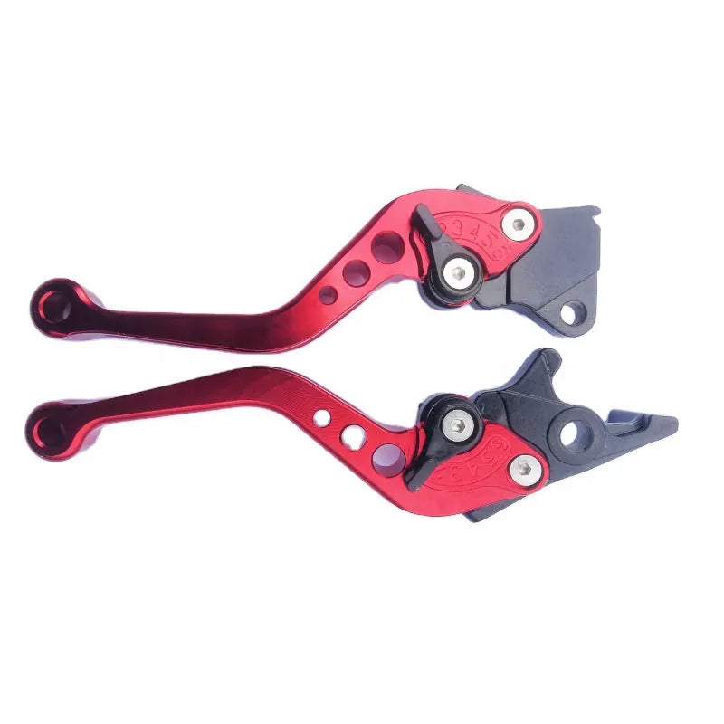 Motorcycle Brake Clutch Lever Modified Accessories for Atv GY6 Brake Handle Horn Adjustable Brake Lever, product view 02