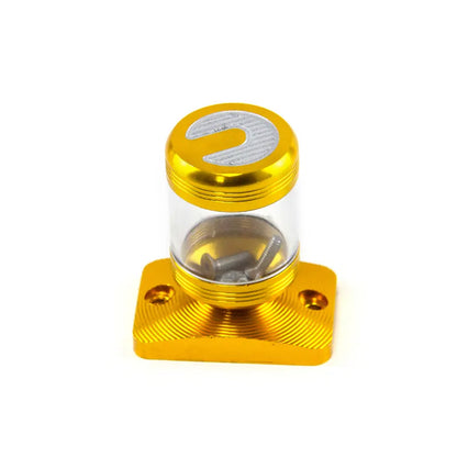 Motorcycle Brake Oil Cup in Aluminum Alloy CNC Multi-color Anodized Oil Bottle, product view 07