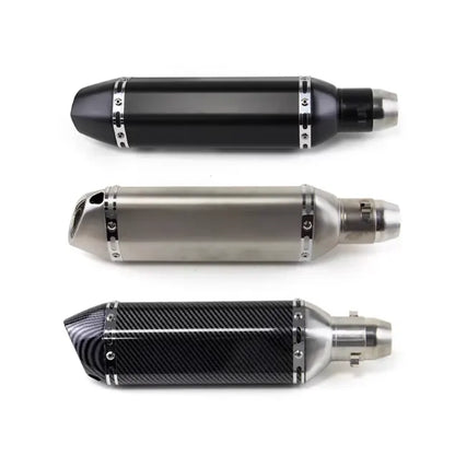 Motorcycle Carbon Fiber Exhaust Muffler for Kawasaki Ninja 250R Modified Small Hexagonal Exhaust Pipe, product view 01