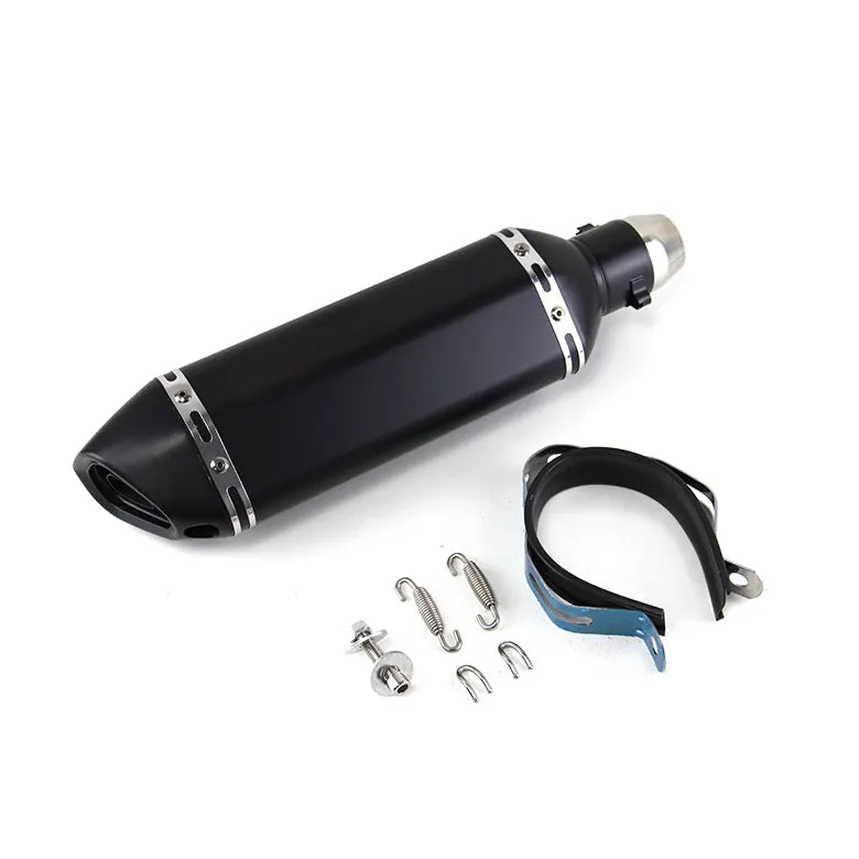 Motorcycle Carbon Fiber Exhaust Muffler for Kawasaki Ninja 250R Modified Small Hexagonal Exhaust Pipe, product view 08