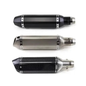Motorcycle Carbon Fiber Exhaust Muffler for Kawasaki Ninja 250R Modified Small Hexagonal Exhaust Pipe, product view 10
