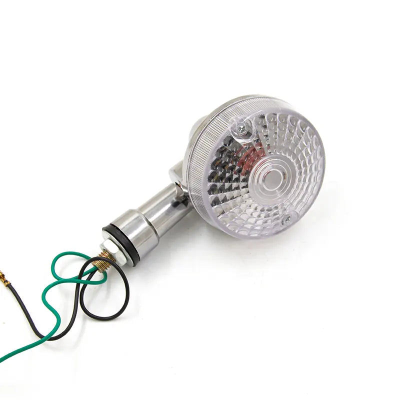 Motorcycle Chrome Turn Signal Light Motorbike Indicator Warning Light for Suzuki Gn125 2002-2008, product view 03