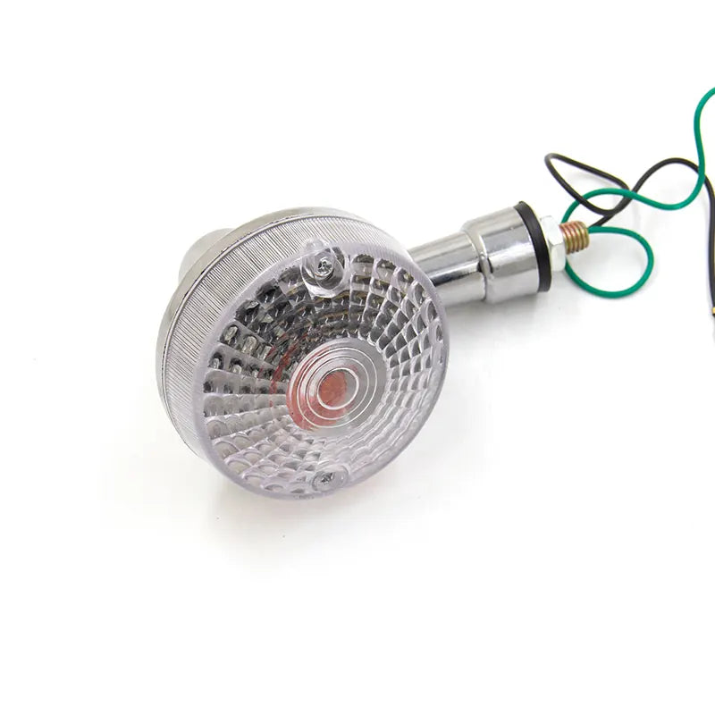 Motorcycle Chrome Turn Signal Light Motorbike Indicator Warning Light for Suzuki Gn125 2002-2008, product view 04