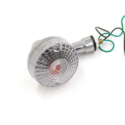 Motorcycle Chrome Turn Signal Light Motorbike Indicator Warning Light for Suzuki Gn125 2002-2008, product view 04