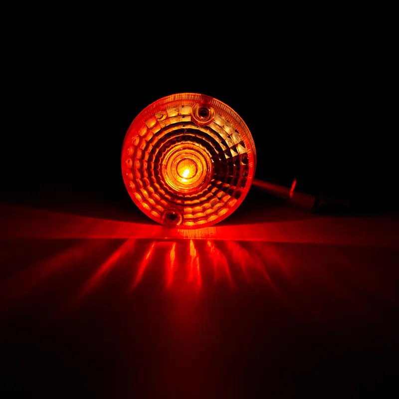 Motorcycle Chrome Turn Signal Light Motorbike Indicator Warning Light for Suzuki Gn125 2002-2008, product view 06