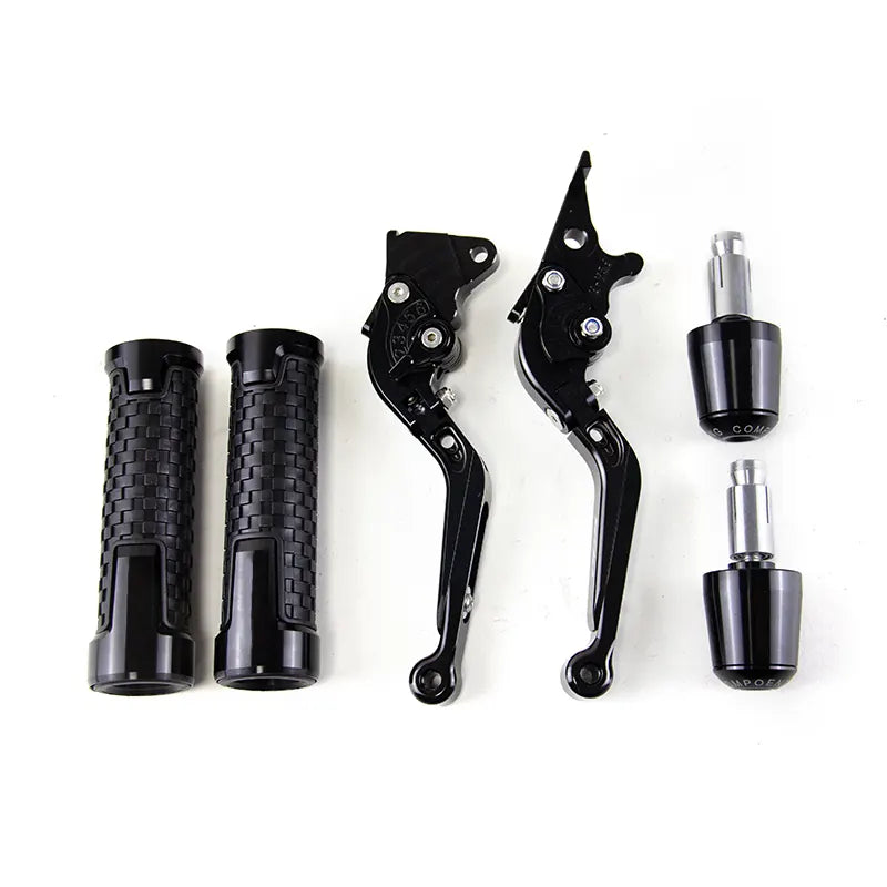 Motorcycle Cnc Aluminum Parts for RC390 250 200 Modified Clutch Brake Lever Handlebar Grip Plug Cover Pull Rod, product view 02