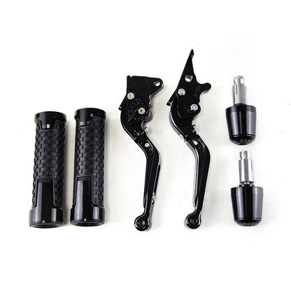 Motorcycle Cnc Aluminum Parts for RC390 250 200 Modified Clutch Brake Lever Handlebar Grip Plug Cover Pull Rod, product view 02