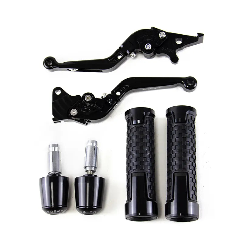 Motorcycle Cnc Aluminum Parts for RC390 250 200 Modified Clutch Brake Lever Handlebar Grip Plug Cover Pull Rod, product view 04