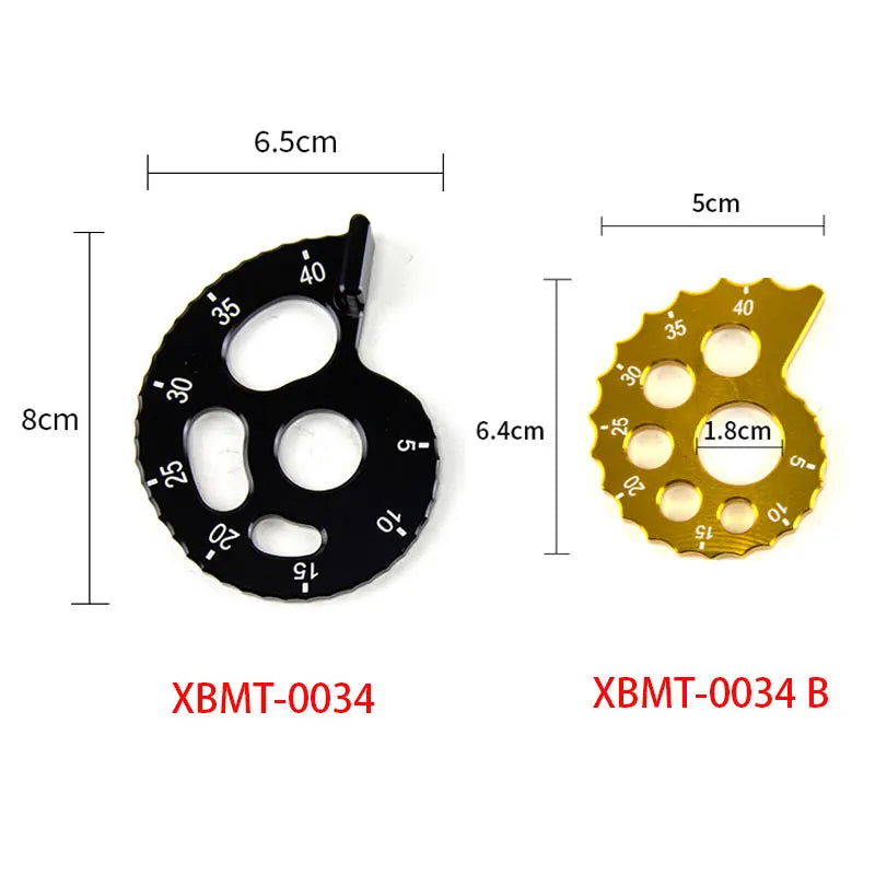 Motorcycle CNC Chain Guide Adjuster Blocks for HONDA CRF CRF150F 230F 250F CRM250 AR XLR250R 250L 400R 600R 650R 650L, product view 02