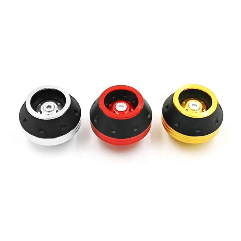 Motorcycle CNC Front Rear Fork Cups Sliders Crash Protector Anti-proof Falling Frame Slider Protector Motocross Crash, product view 01