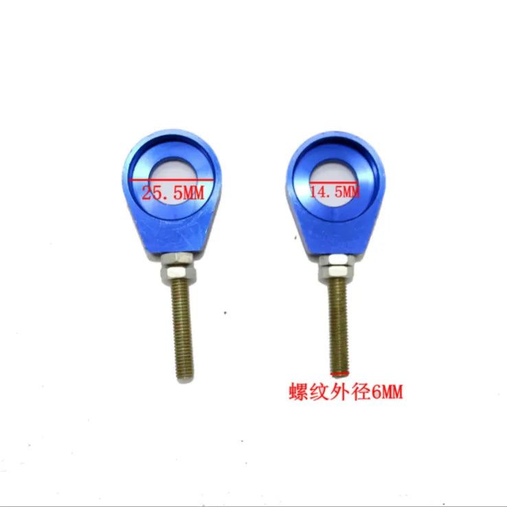 Motorcycle CNC Modified Round Kilo Regulator Acce 12/15mm Chain Tensioner Adjusters Fit for Honda XR CRF 50 70 Bike, product view 02