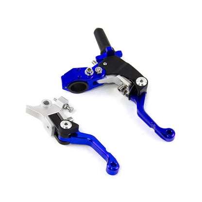 Motorcycle CNC Steering Handle Lever L/R Handle Assembly Kit Telescopic/Folding for Universal Motorbike, product view 05