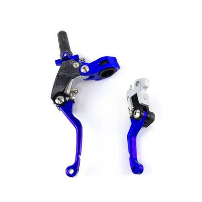 Motorcycle CNC Steering Handle Lever L/R Handle Assembly Kit Telescopic/Folding for Universal Motorbike, product view 10