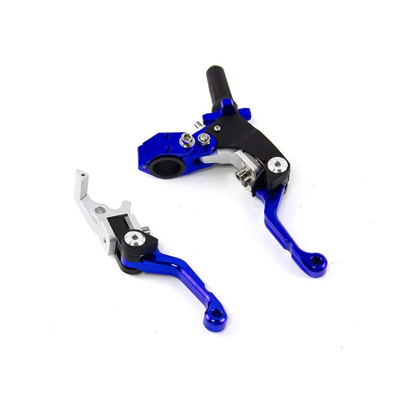Motorcycle CNC Steering Handle Lever L/R Handle Assembly Kit Telescopic/Folding for Universal Motorbike, product view 14