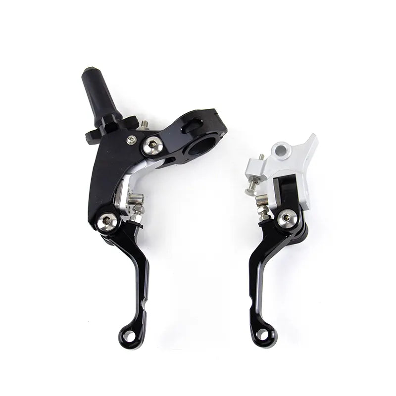 Motorcycle CNC Steering Handle Lever L/R Handle Assembly Kit Telescopic/Folding for Universal Motorbike, product view 15