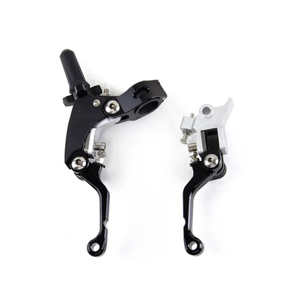 Motorcycle CNC Steering Handle Lever L/R Handle Assembly Kit Telescopic/Folding for Universal Motorbike, product view 15