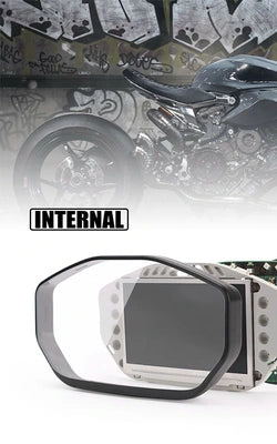 Motorcycle digital gauge internal display