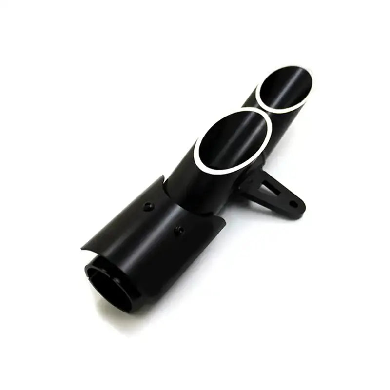 Motorcycle Double Down Slip-On Exhaust Aluminum Alloy Muffler Pipe for YAMAHA R6 Ninja250 300 400 CB190ss, product view 02