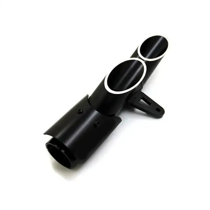 Motorcycle Double Down Slip-On Exhaust Aluminum Alloy Muffler Pipe for YAMAHA R6 Ninja250 300 400 CB190ss, product view 02