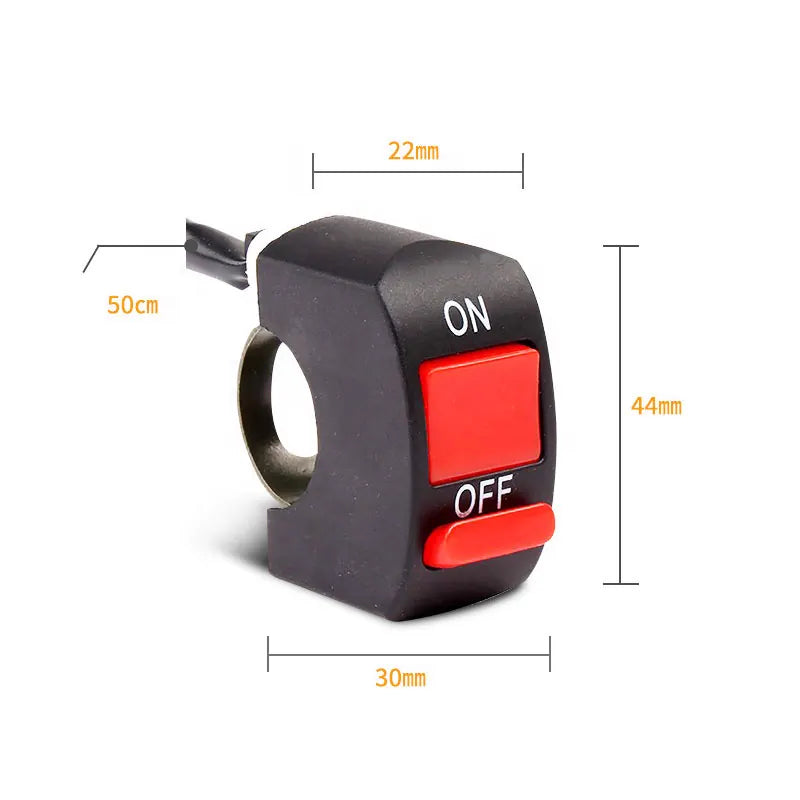 Motorcycle Electric Bike Seat Switch Motorcycle Bibcock Hand Warning Light Headlight Switch, product view 05
