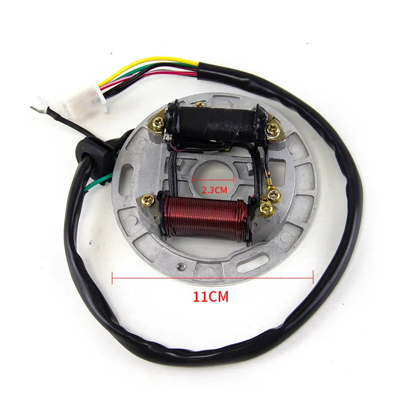 Motorcycle Engine Generator Magneto Stator Coil for Suzuki Ax100 Ignition Coil Accessories, product view 02