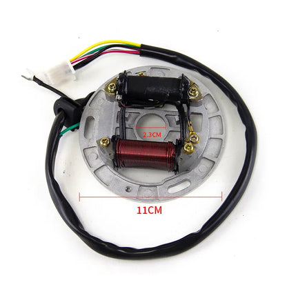 Motorcycle Engine Generator Magneto Stator Coil for Suzuki Ax100 Ignition Coil Accessories, product view 02