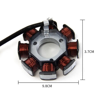 Motorcycle Engine Parts Generator Magneto Stator Coil for YBR 12 Ignition Coil Accessories, product view 02