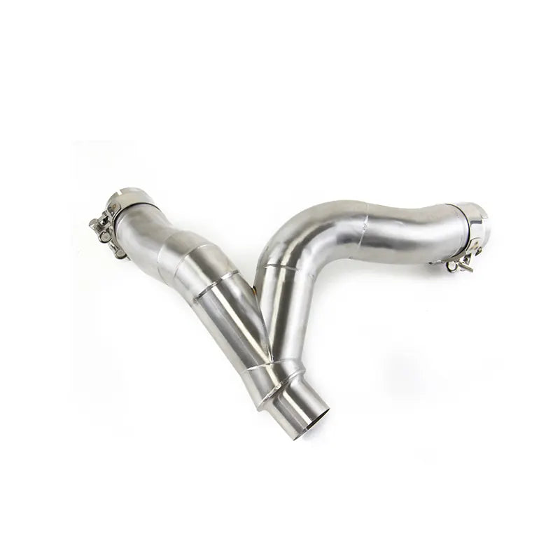 Motorcycle Exhaust Escape Systems for DUCATI MONSTER 950 937 Desert X 2021-2024 Middle Link Pipe Stainless Steel, product view 02