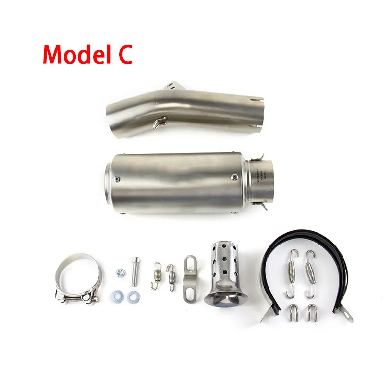 Motorcycle Exhaust for CF-MOTO 700CL-X 2020-2024 Exhaust Link Pipe Muffler Tips Slip on System, product view 05