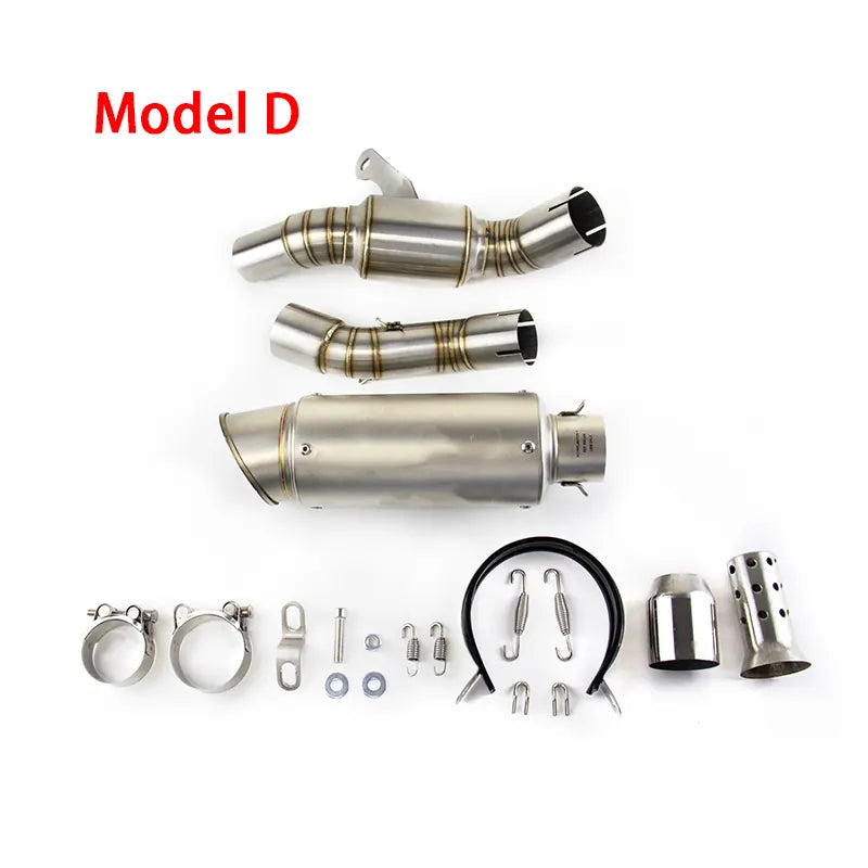 Motorcycle Exhaust for CF-MOTO 700CL-X 2020-2024 Exhaust Link Pipe Muffler Tips Slip on System, product view 06