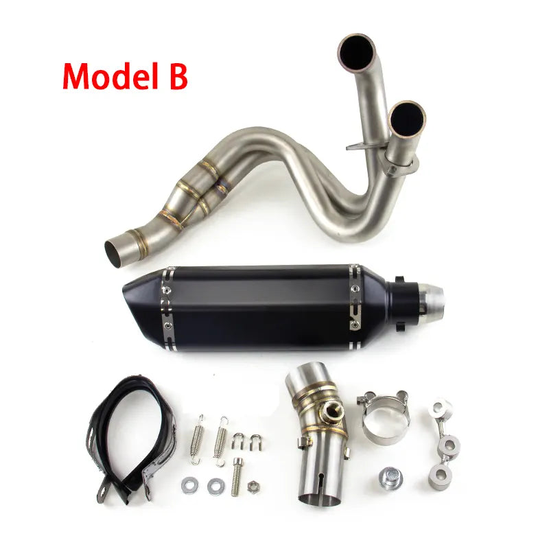 Motorcycle Exhaust for Kawasaki ER6N ER6F 2012-2016 Exhaust Link Pipe Muffler Tips Slip on System, product view 05