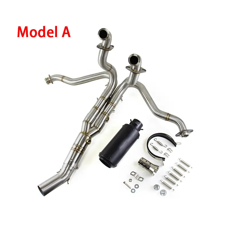 Motorcycle Exhaust for Kawasaki Ninja C ZX636 2009-2024 Exhaust Link Pipe Muffler Tips Slip on System, product view 01