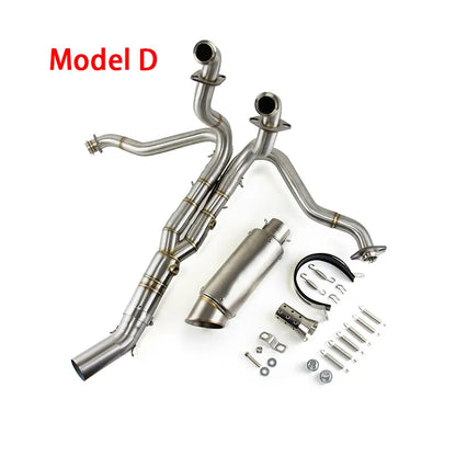 Motorcycle Exhaust for Kawasaki Ninja C ZX636 2009-2024 Exhaust Link Pipe Muffler Tips Slip on System, product view 04