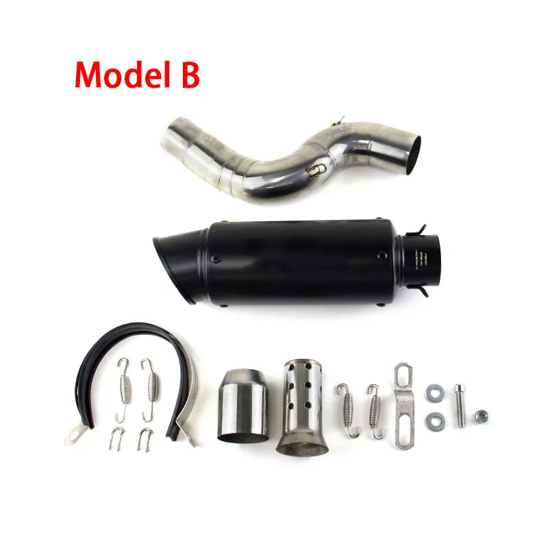 Motorcycle Exhaust for Kawasaki Ninja ZX6R ZX636 2004-2008 Exhaust Link Pipe Muffler Tips Slip on System, product view 04