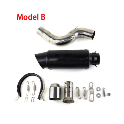 Motorcycle Exhaust for Kawasaki Ninja ZX6R ZX636 2004-2008 Exhaust Link Pipe Muffler Tips Slip on System, product view 04