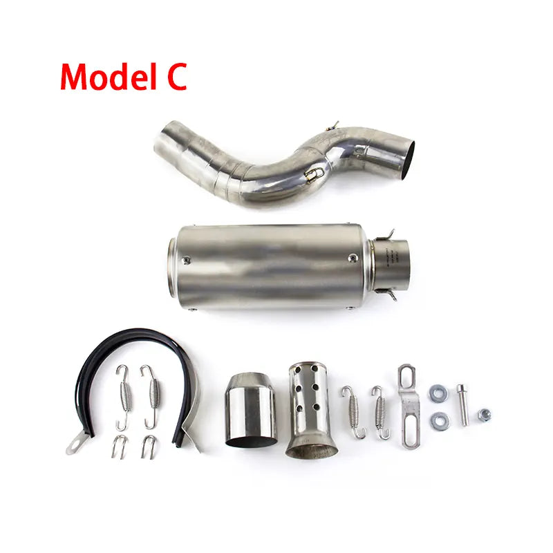 Motorcycle Exhaust for Kawasaki Ninja ZX6R ZX636 2004-2008 Exhaust Link Pipe Muffler Tips Slip on System, product view 05