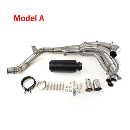 Motorcycle Exhaust for Kawasaki Z900 2017-2025 Exhaust Link Pipe Muffler Tips Slip on System, product view 03