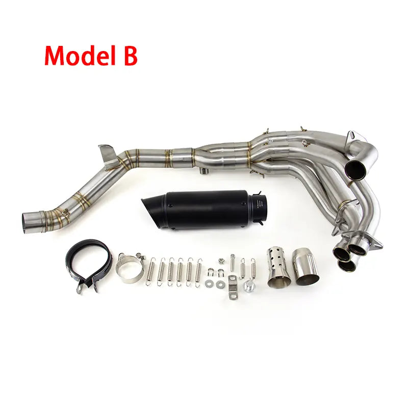 Motorcycle Exhaust for Kawasaki Z900 2017-2025 Exhaust Link Pipe Muffler Tips Slip on System, product view 04