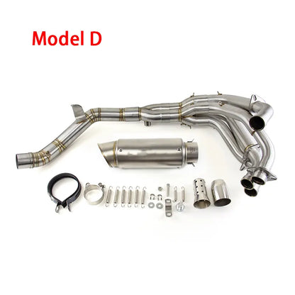 Motorcycle Exhaust for Kawasaki Z900 2017-2025 Exhaust Link Pipe Muffler Tips Slip on System, product view 06