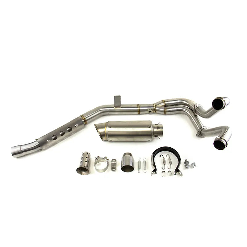 Motorcycle Exhaust for Yamaha Tenere 700 2019-2025 XTZ 690 700 T7 T700 Stainless Steel Exhaust Front Header Pipe, product view 02