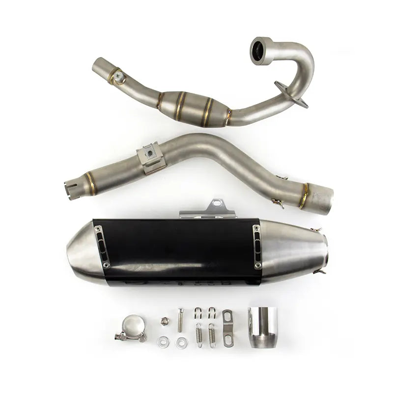 Motorcycle Exhaust Modify Off-road Moto Escape Full System for Honda CRF300L RALLY 2021-2024 Stainless Muffler, product view 01
