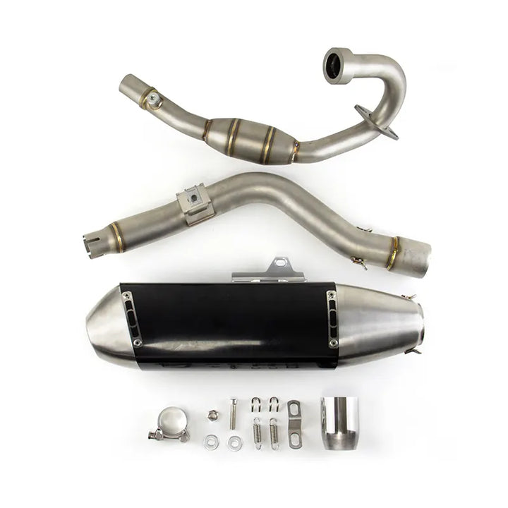 Motorcycle Exhaust Modify Off-road Moto Escape Full System for Honda CRF300L RALLY 2021-2024 Stainless Muffler, product view 01